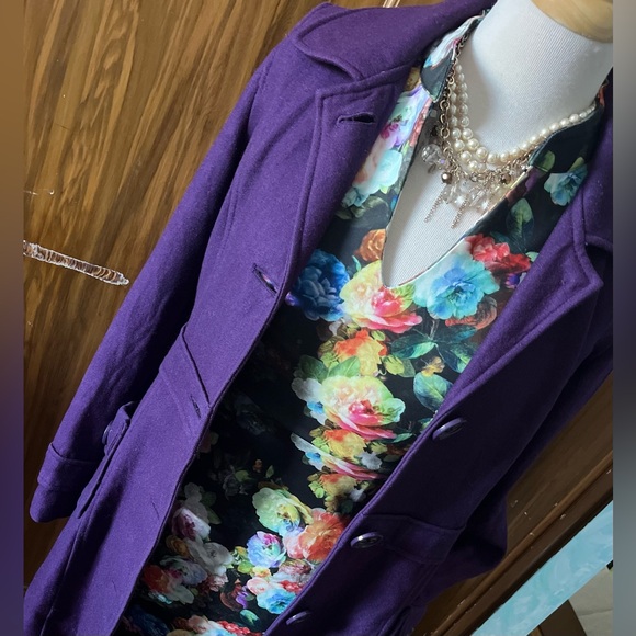 Design Lab Lord & Taylor Multicolor Floral Mini Dress - Picture 6 of 7